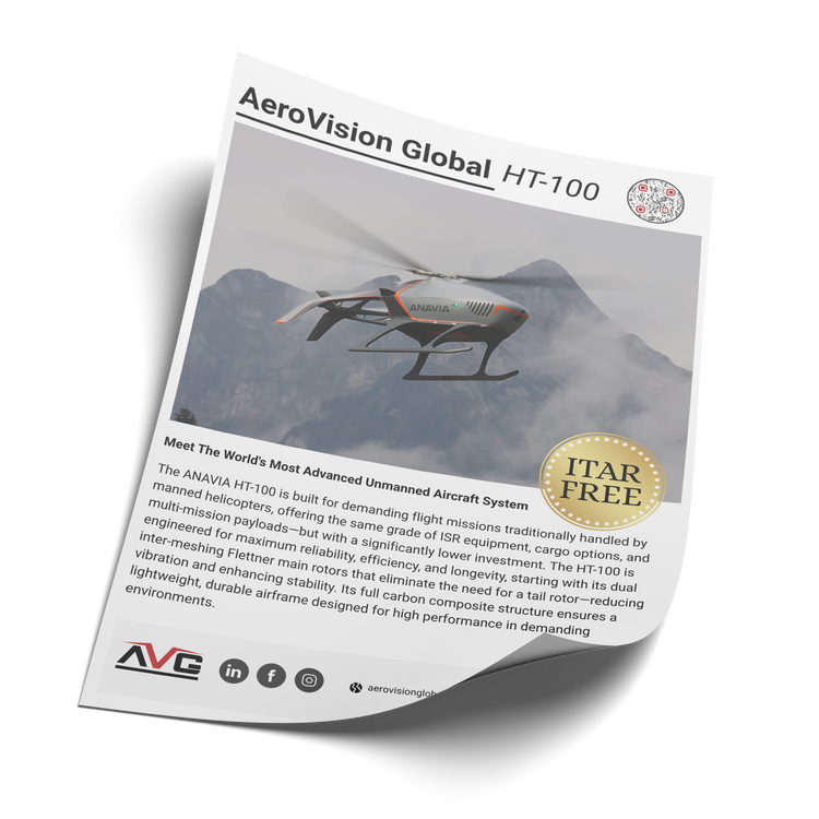 ANAVIA HT-100 Autonomous Performance Helicopter –AeroVision Global