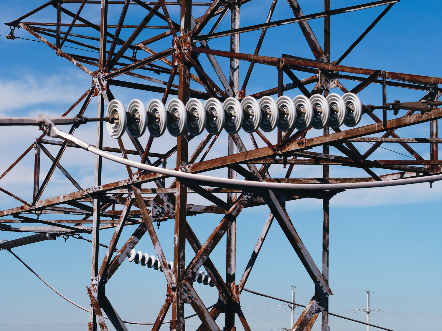 Close-up of a distribution asset